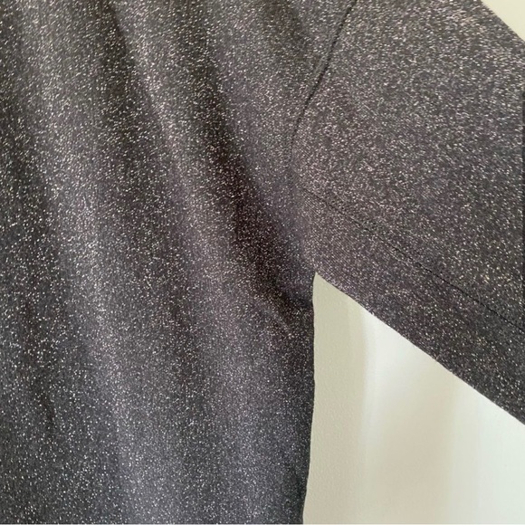 American Eagle New Black Shimmer Sweatshirt - Picture 6 of 6